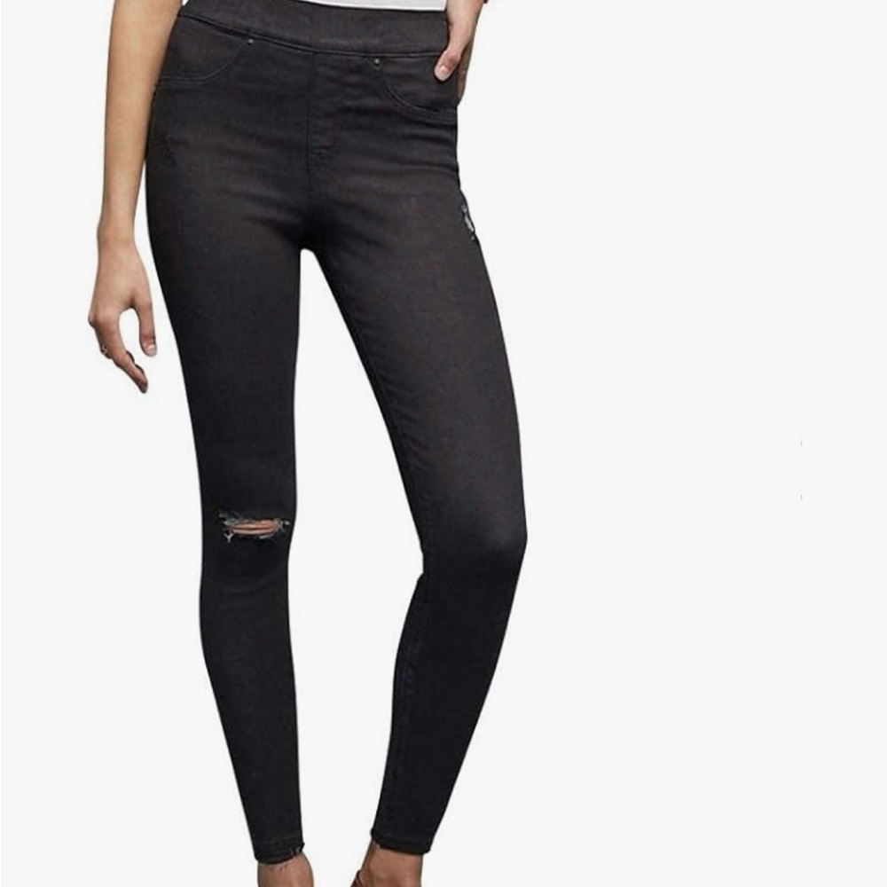 Spanx Women's Distressed Denim Skinny Pants